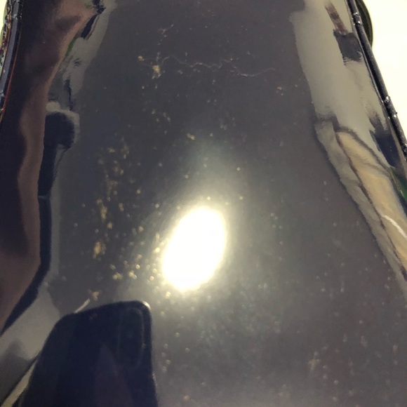 Like new Lady Dior Blue Patent Handbag w/strap - Picture 5 of 8